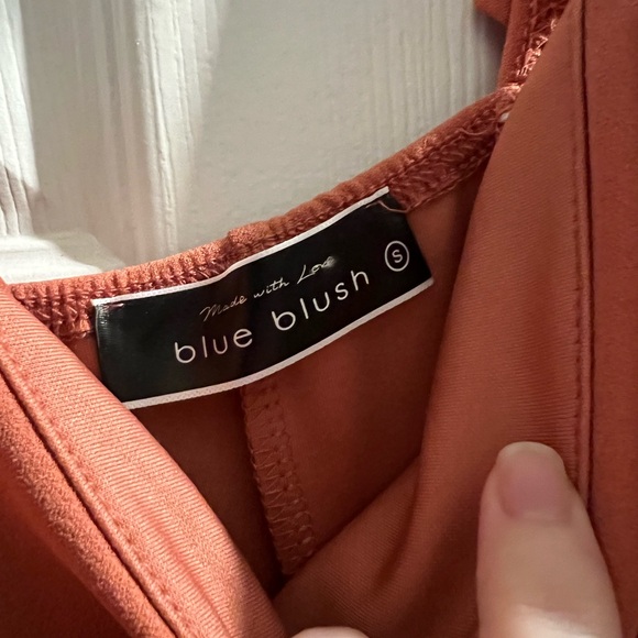 Burnt Orange Cocktail / Semi-formal Dress - Picture 2 of 3